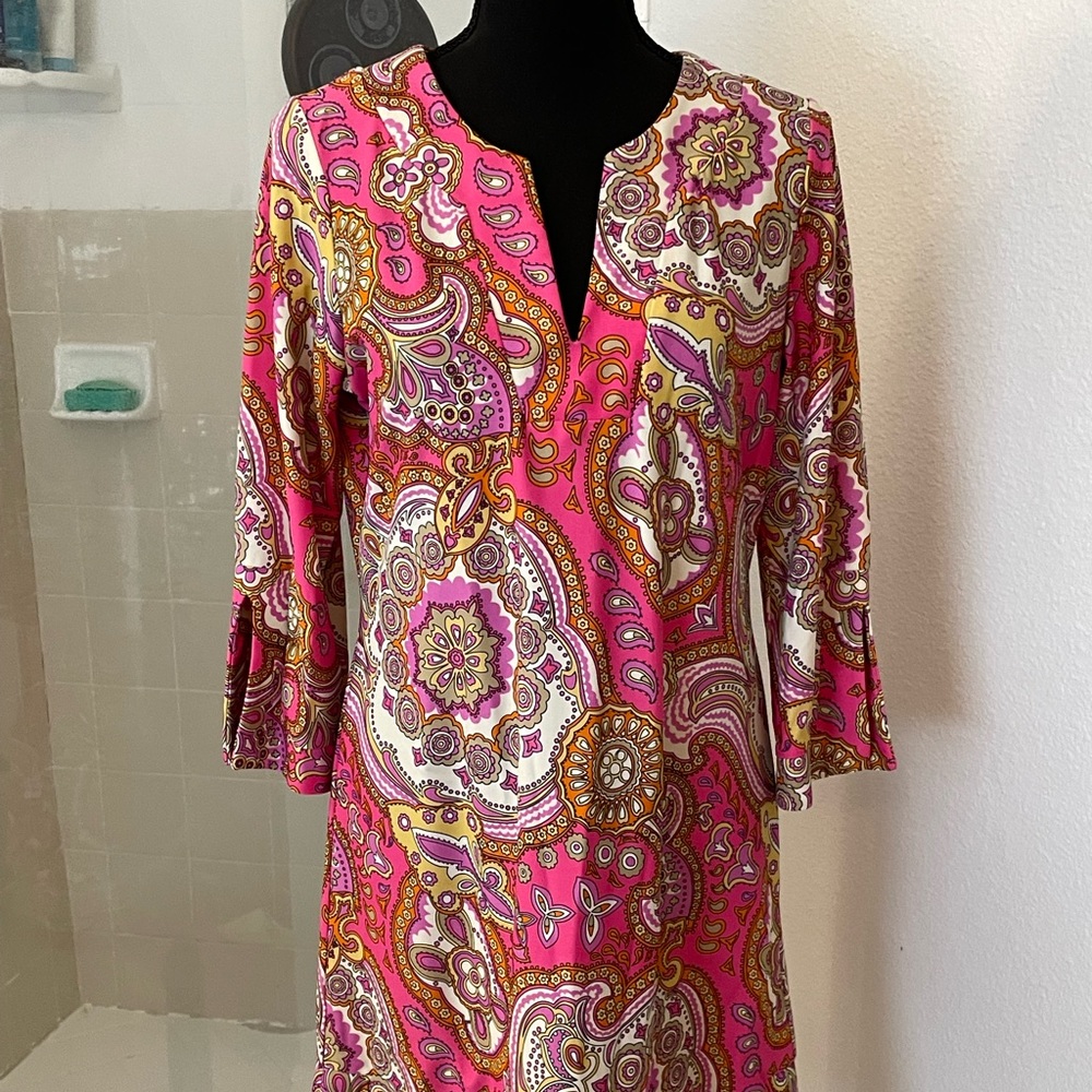 Jude Connally Megan tunic dress pink M